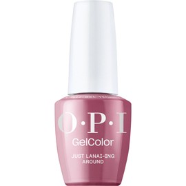 OPI GelColor Just Lanai-ing Around | Opaque Dark Purple Crème LED Cure Gel Nail Polish | Salon-Quality Shine, Long-Lasting Wear | Vegan & HEMA Free | 0.5 Fl Oz