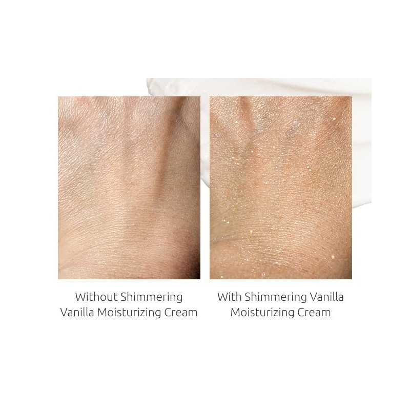 Crema Hidratante Shimmering Vanilla Hydrate & Glow para Rostro y