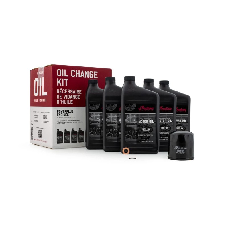 Indian Motorcycle PowerPlus Oil Change Kit, Fits Indian PowerPlus, 2884171,
