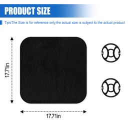 UHANBUT Sheepskin Car Seat Cushion, Soft Faux Fur Auto Seat Cover, Breathable Comfort Seat Protector Pad, Fluffy Non-Slip Winter Driver Seat Cover for Car, Truck, Office, Home Decoration (Black)