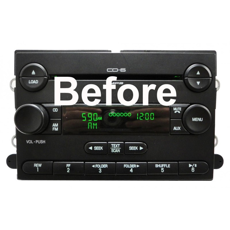 Vorally For 2004-2008 Ford F150 Dash Radio Bluetooth Wireless CarPlay