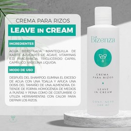 Crema para Rizos - Mascarilla para Cabello Rizado - Aporta Nutrición y Humectación - Recupera la Forma del Rizo Natural - Tratamiento que Evita el Frizz - 240 ml