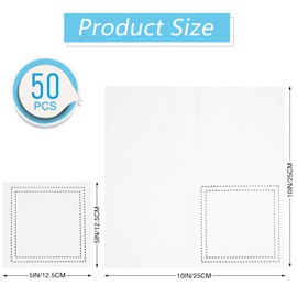 50 Pack White Cocktail Napkins Disposable - Linen Feel 5x5 Inch Premium Dessert Napkins for Weddings, Parties, Birthdays, Anniversary, Suitable for Restaurants, Bars, Reception, Home Events