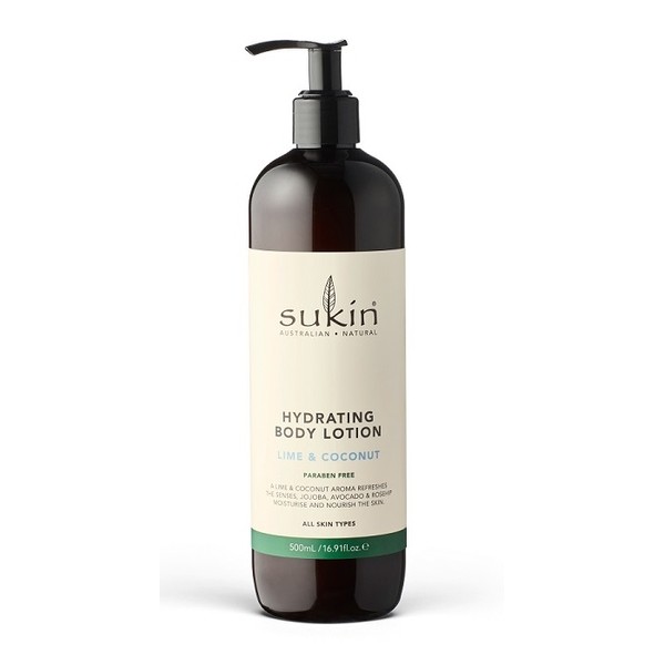 Sukin Hydrating Body Lotion 500ml - Lime & Coconut