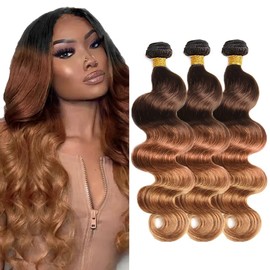 3CG T1B/4/30 Body Wave Hair Extensions 24 26 28