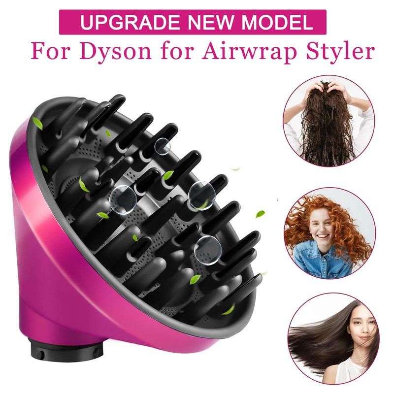 KiimSin Diffusor Aufsätze für Dyson Airwrap Styler HS01 HS03 HS05,