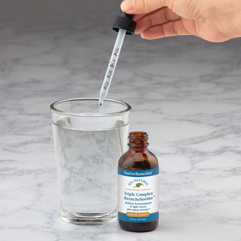 Native Remedies Triple Complex BronchoSoothe - Natural Homeopathic Formula Temporarily