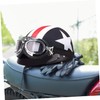 FUNOMOCYA Motorcycle Helmet for Adults Open Face Design with Visor