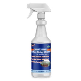 CHOMP! World’s Best Gutter Cleaner: Ultimate Gutter Cleaning Solution for All Types of Rain Gutters, Siding and Metal Trim - Instantly Clean Black Streaks, Filth, Dirt - 32 oz