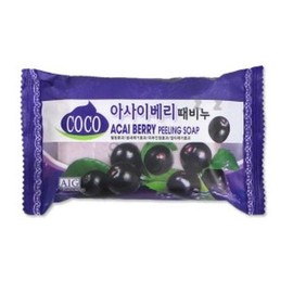 Asiaberry exfoliating soap, facial wash, shower, bathroom soap / 아시아베리 때비누 세안 세수 샤워 욕실비누