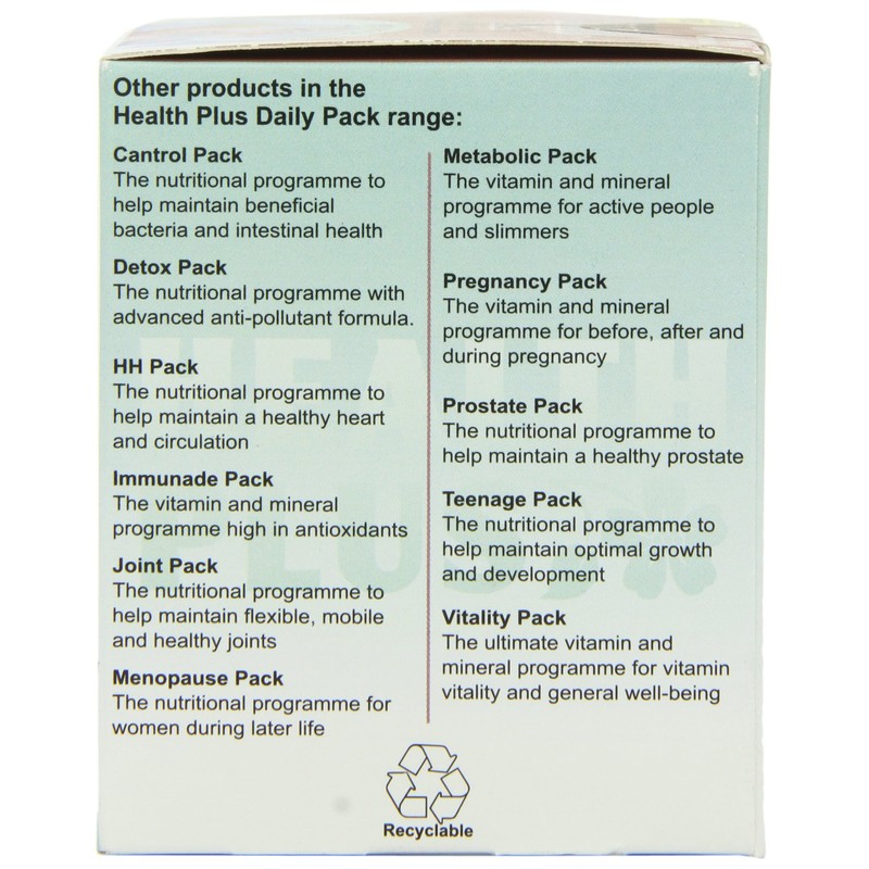 Health Plus Osteo Pack Bone Health Daily Supplement - 28