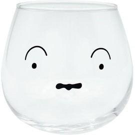 Crayon Shin-chan Wobbling Glass, White