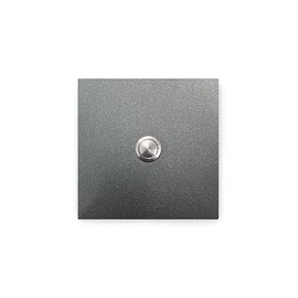 KTC-Home Premium Doorbell Iron Glimmer Curved Push Button 11 x 11 cm DB 703 UV and Weather Resistant Powder Coated