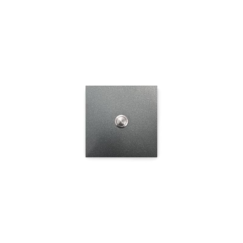 KTC-Home Premium Doorbell Iron Glimmer Curved Push Button 11 x