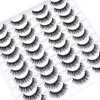 Azenlo False Eyelashes 20 Pairs Wispy Lashes Faux Mink Lashes