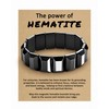 Trinckle Hematite Bracelet, Natural Hematite Stone Magnetic Bracelets