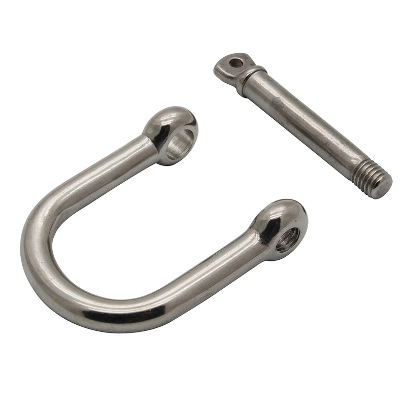 Extreme Max 3006.8225 BoatTector Stainless Steel Wide D Shackle -