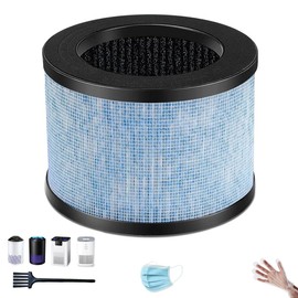MK01 Air Filter replacement for Aroeve Air Purifiers Filter MK01,H13 True HEPA Filter Compatible with MK01 MK06 Air Purifier, TZ-K1&DH-JH01, EPI080/EP1080& EPI081/EP1081,1 Pack