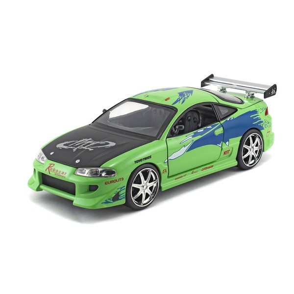 FAST & FURIOUS 1995 MITSUBISHI ECLIPSE 1:24 SCALE DIE-CAST REPLICA