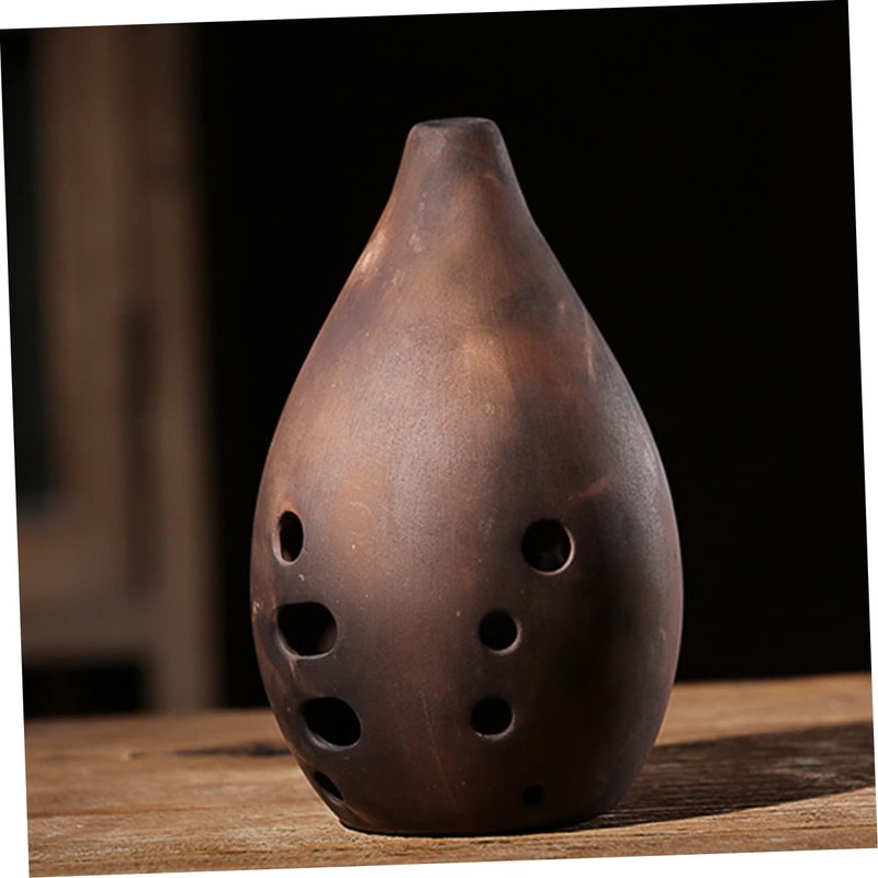 Levemolo Xun 10 Holes Ceramic Ocarina Unique Ancient Chinese Instrument