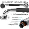 SUS304 acero inoxidable antideslizante baño barra de agarre 2 piezas