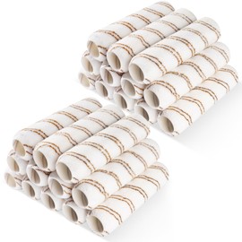 Mister Rui Paint Roller, 24 Pack, 9 Inch Paint Rollers for Painting Walls, 10 mm Nap, Microfiber Paint Roller Covers, Washable and Reusable Paint Roller Sleeves, Painting Supplies for House Painting