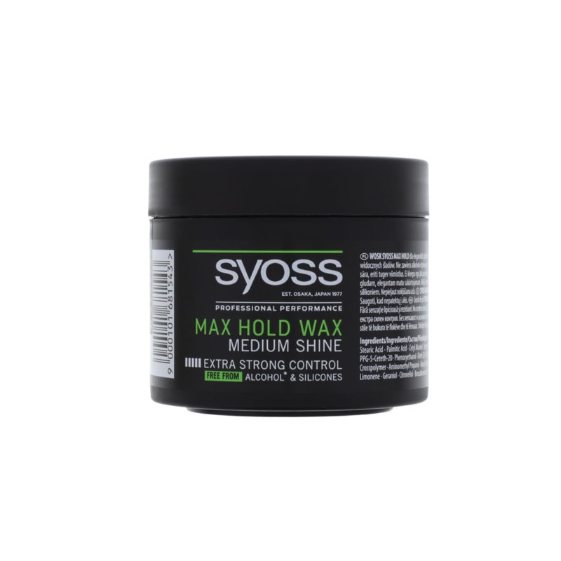 2 x Syoss Max Hold Wax Syling Wax Extra Strong