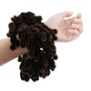 Scrunchie Volumizing Plain Big Hair Tie Bun (Ginger, One size)