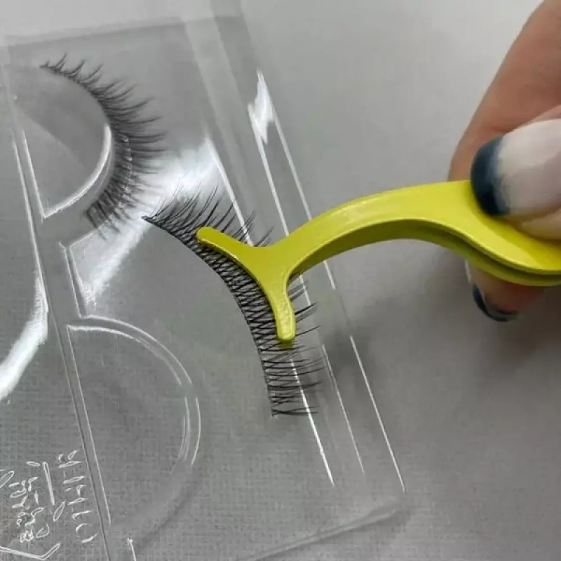 와이드형 속눈썹 집게 트위저 Wide Type Eyelash Curler Tweezer