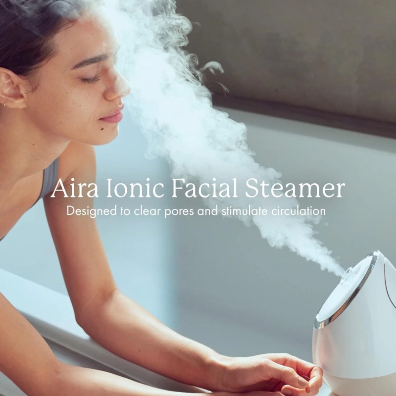 Vanity Planet Aira Ionic Facial Steamer Vanity Planet Silver Cleanses
