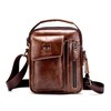 FANDARE Men's Shoulder Bag, Waterproof, Stylish, Genuine Leather, Crossbody Bag,