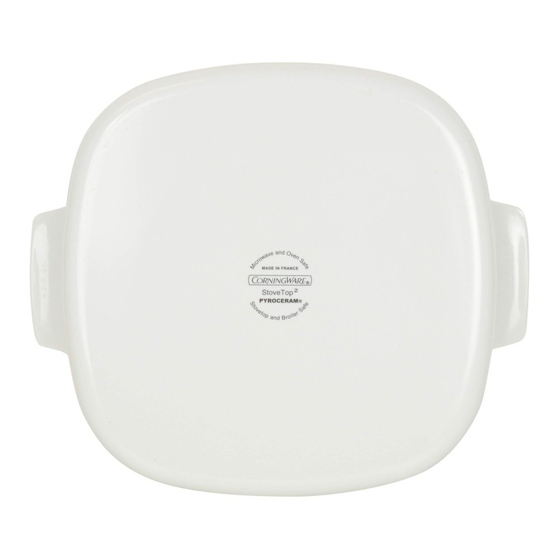 CorningWare A-2-B-JW Just White Pyroceram Casserole Dish