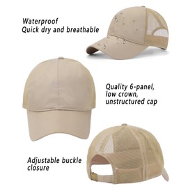 Oversize XXL Summer Baseball Cap, Quick Dry Mesh Cooling Sports Cap, Plus Size Large Running Hat for Big Heads 23.6"-25.6"
