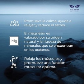 ETERNAL NUTRITION Calming Blend: Magnesio Quelado 3 en 1 (300 Cápsulas) | Bisglicinato, Citrato y L-Treonato de Magnesio · 150 Porciones · 1000 mg · R