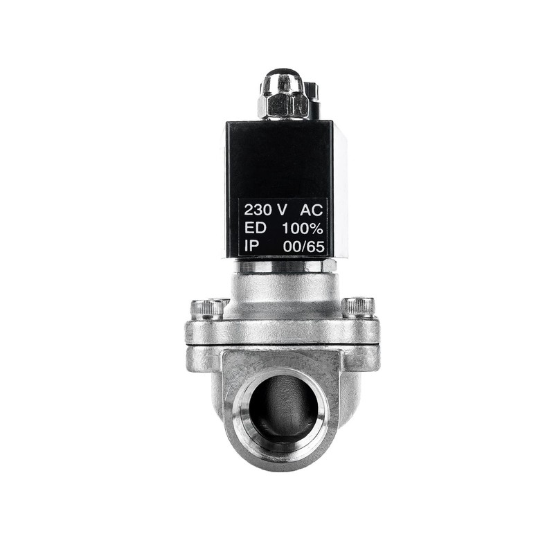 FSA Solenoid Valve Stainless Steel 304 3/4 Inch 230 V