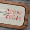 TENPAL Press on Nails 10Pcs with Tools Kit,3D Strawberry Spring