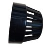 110mm Ring Seal Cowl Vent Terminal - Black Soil Pipe