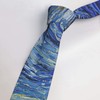 WILL BUDXEG The Starry Night Van Gogh Mens Novelty Necktie
