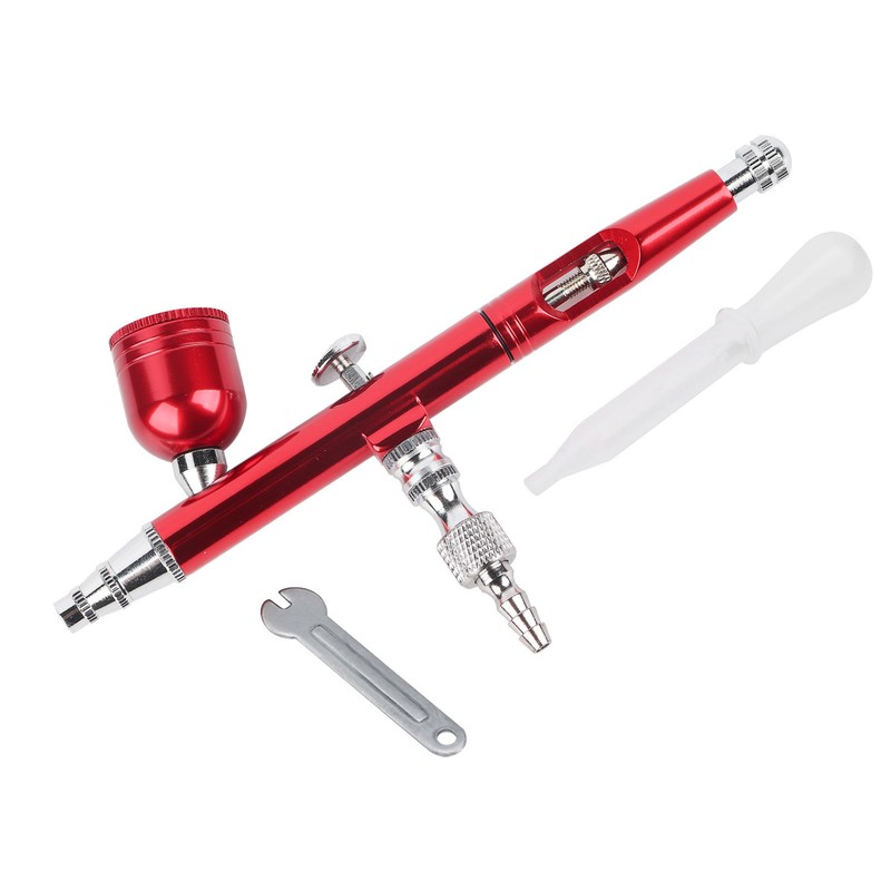 Dual Action Gravity Feed Airbrush Gun 0.3mm Spray Art Paint