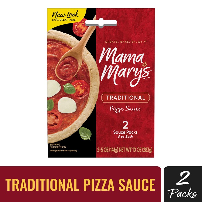 Mama Mary's Original Pizza Sauce Pouch, 2 Count