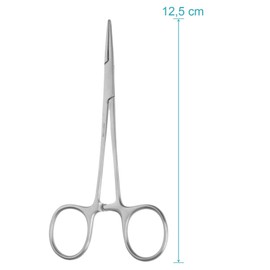 May - Klemme mit gerader und geriefter Spitze aus Edelstahl