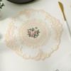 Embroidered Placemats Set of 4, Retro Handmand Place Mats Vintage