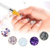Dual-Ended Rhinestone Picker Dotting Pen with Two Interchangeable Wax Heads,