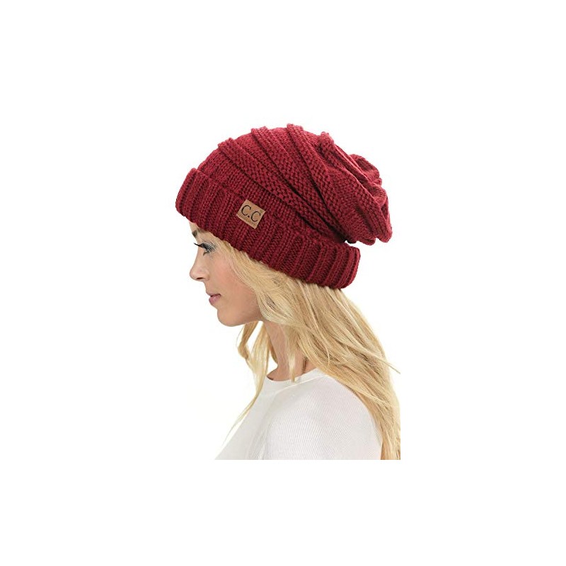 C.C Hat-100 - Gorro de punto con diseño de calavera,