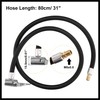 Hihaha 80cm 31" Tire Valve Stem Extension Inflator Extender Hose