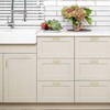 Ravinte 30 Pack Solid 4 Inch Square Cabinet Handles -