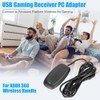 Adaptador Receptor USB Inalámbrico para Juegos Compatible con Mandos 360