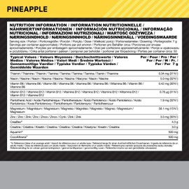 Optimum Nutrition Creatine Plus Creatine Powder for Performance & Power, with Aquamine Magnesium for Electrolyte Balance, Pineapple Flavour, 50 Servings, 350 g