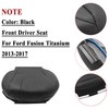 NLQR Front Driver Bottom Replacement Perforated Seat Cover Black Microfiber