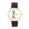 Toff London Ladies Black and White Dalmatian Dog Watch